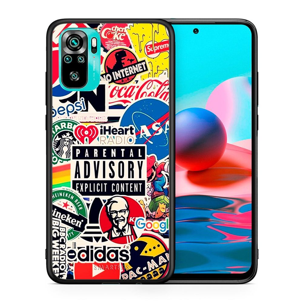 Smartfits Xiaomi Redmi Note 10S 10 4G Parental Advisory Θήκη Κινητού