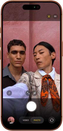 iPhone 17 Pro, front exterior, Center Stage for photos feature