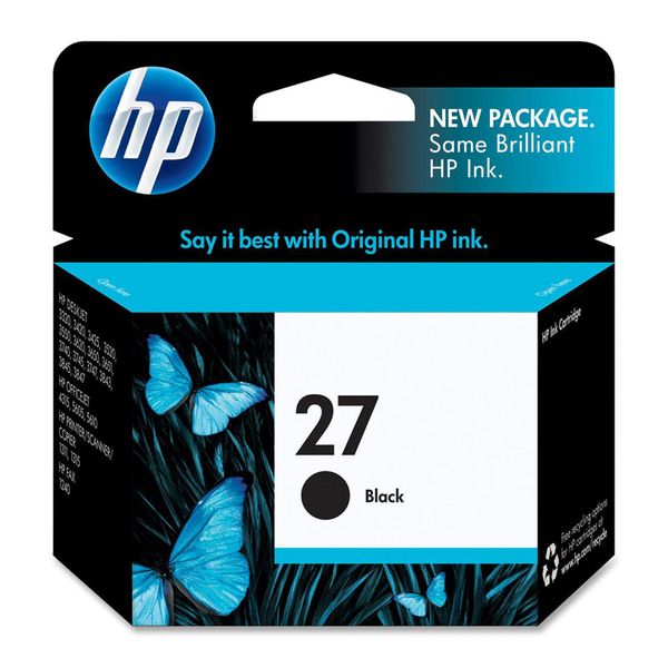 HP 27 Black C8727A Μελάνι InkJet