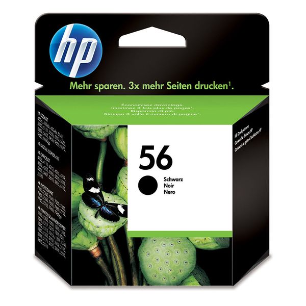 HP 56 Black C6656A Μελάνι InkJet