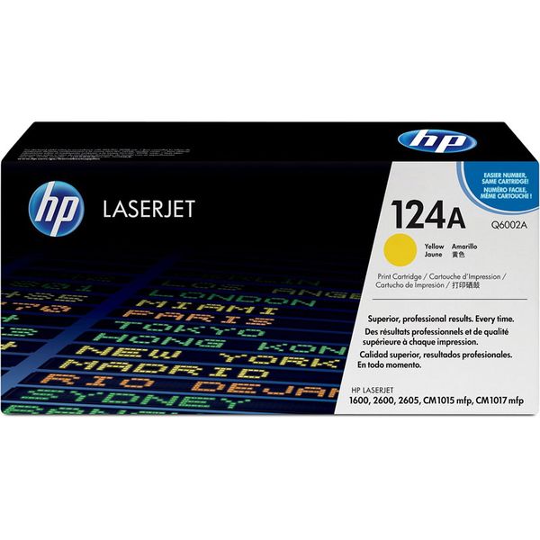 HP 124Α (Q6002A) Yellow Toner
