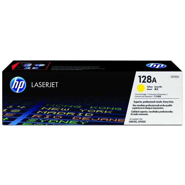 HP 128Α (CE322A) Yellow Toner