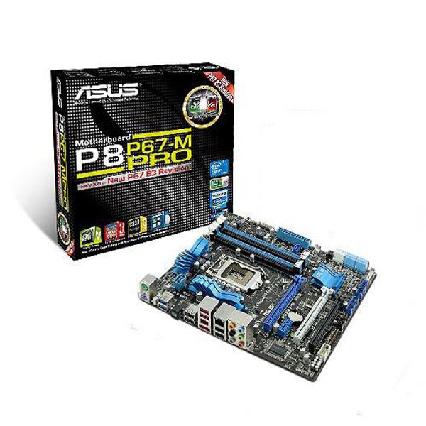 Asus P8P67-M PRO 3' SATA3 USB3 Motherboard
