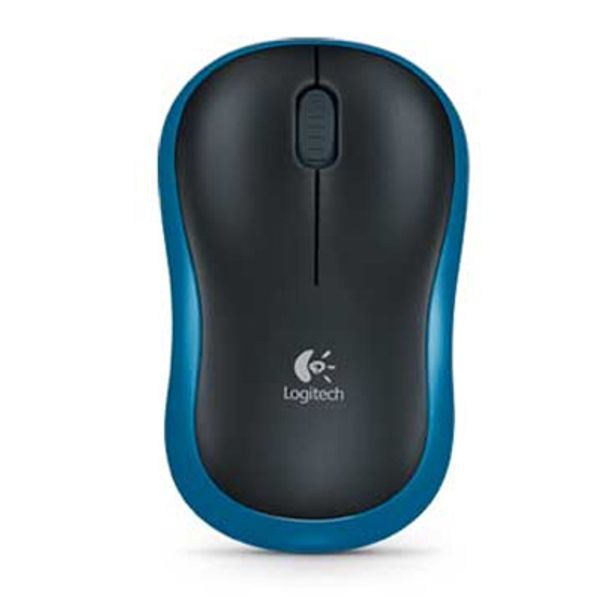 Logitech M185 Blue Wireless Mouse