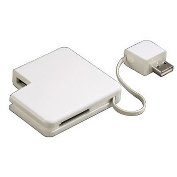 Hama Hub & Card Reader White