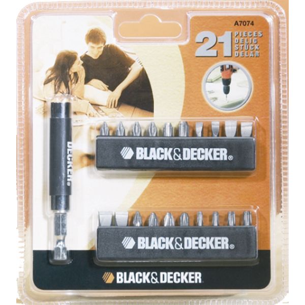 Black & Decker A7074-XJ Σετ Μύτες