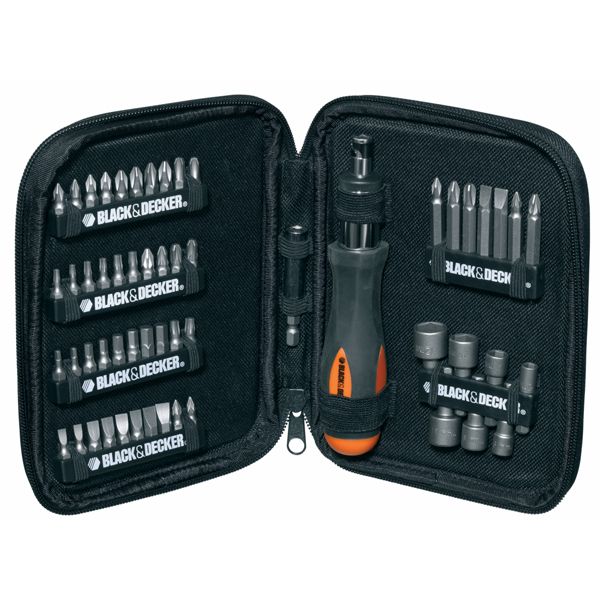 Black & Decker Black & Decker Set βιδώματος A7104-XJ