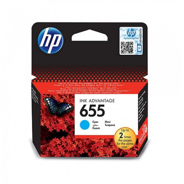 HP 655 Cyan (CZ110AE) Μελάνι InkJet