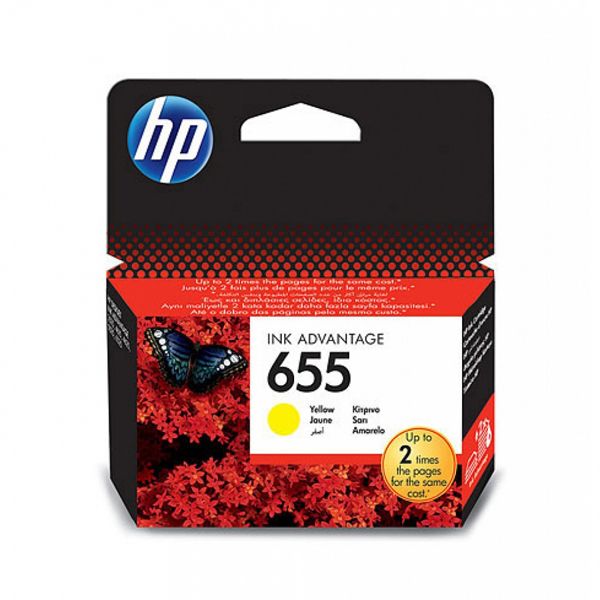 HP 655 Yellow (CZ112AE) Μελάνι InkJet