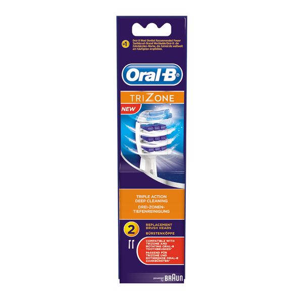 Oral-B EB30-2 Trizone Ανταλλακτικό Βουρτσάκι 2τμχ