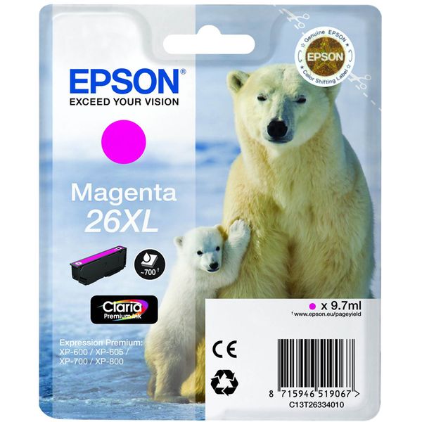 Epson 26XL Magenta Μελάνι InkJet
