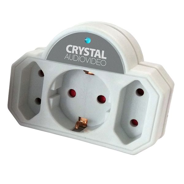 Crystal Audio 3 Θέσεων Λευκό