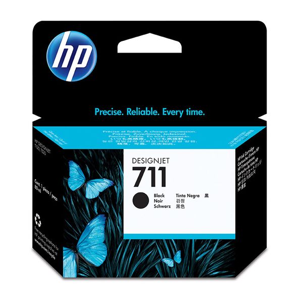 HP HP 711 Designjet 80ml Black Μελάνι