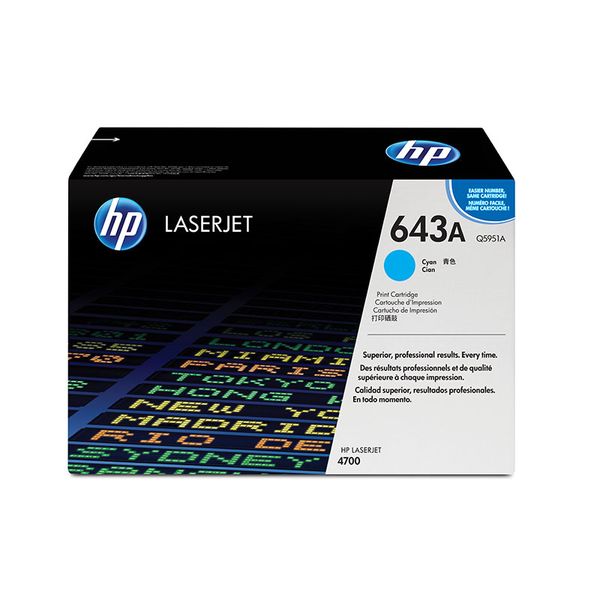 HP 643A Cyan Toner