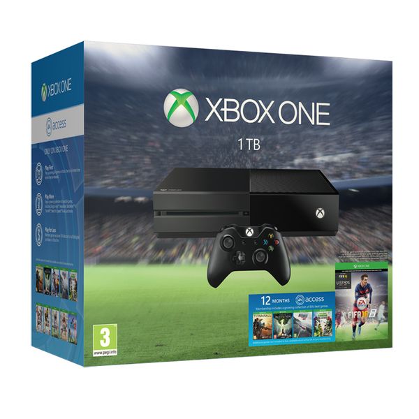 Microsoft Κονσόλα Xbox One 1TB & FiFa 16 Game