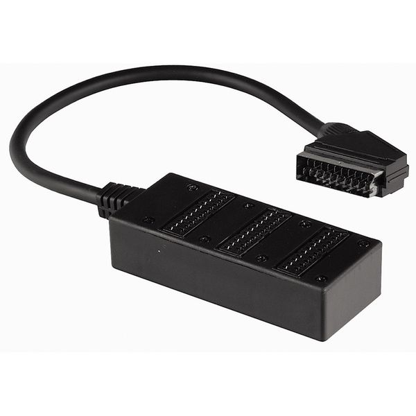 Hama Hama Scart 3 Θέσεων Μαύρο Splitter