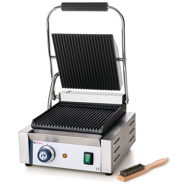 Hendi Hendi Contact Grill Single 263501 Επαγγελματικής Χρήσης Τοστιέρα