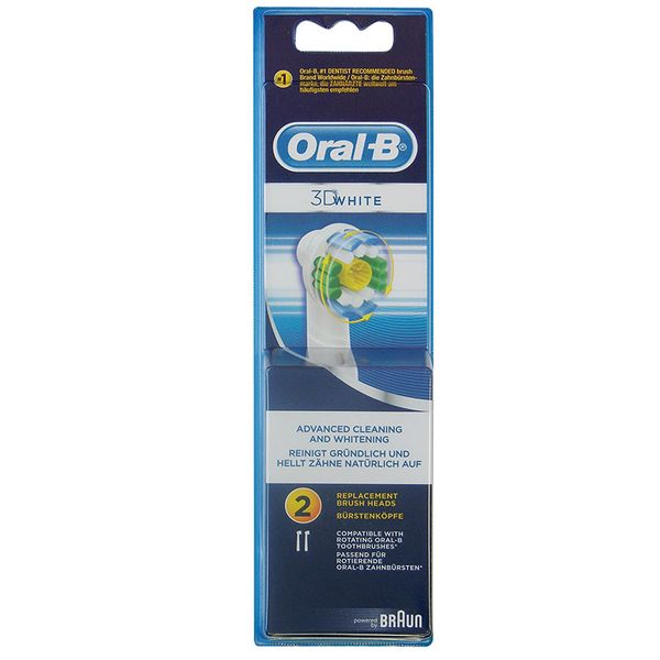 Oral-B EB18-2/N ProWhite Ανταλλακτικές Κεφαλές για Ηλεκτρική Οδοντόβουρτσα 2τμχ