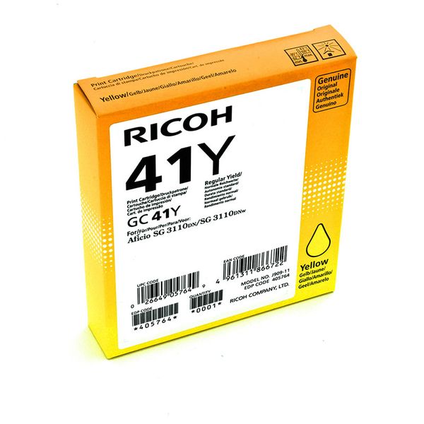 Ricoh GELGC41Y-405764 Yellow Μελάνι