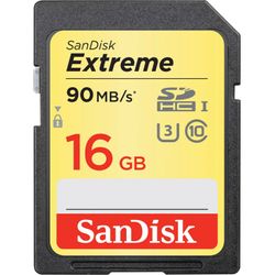 Sandisk Extreme SD 16GB Class 10