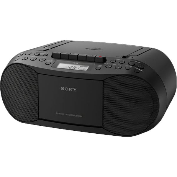 SONY CFD-S70B CD/CASETTE BOOMBOX WITH RADIO