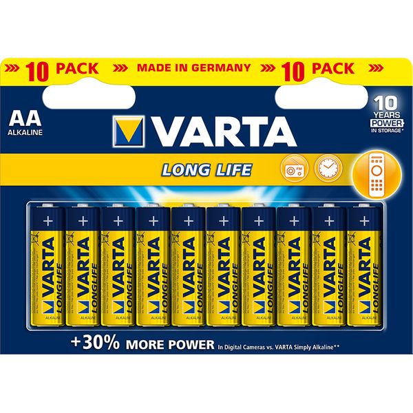 Varta Varta 10x AA Longlife LR6 Μπαταρία