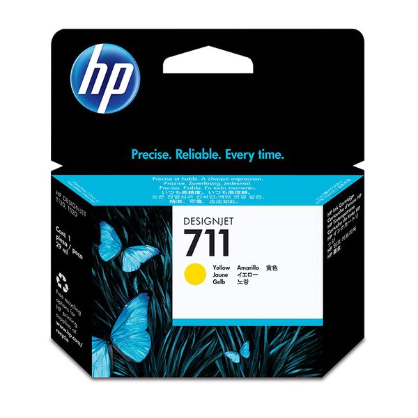 HP HP 711 Designjet 29ml Yellow Μελάνι
