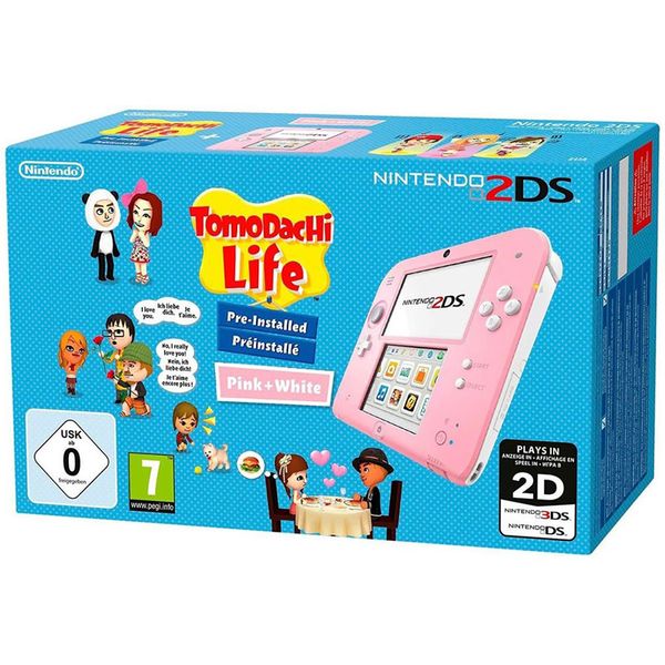 Nintendo 2DS & Tomodachi Life Pink&White Κονσόλα