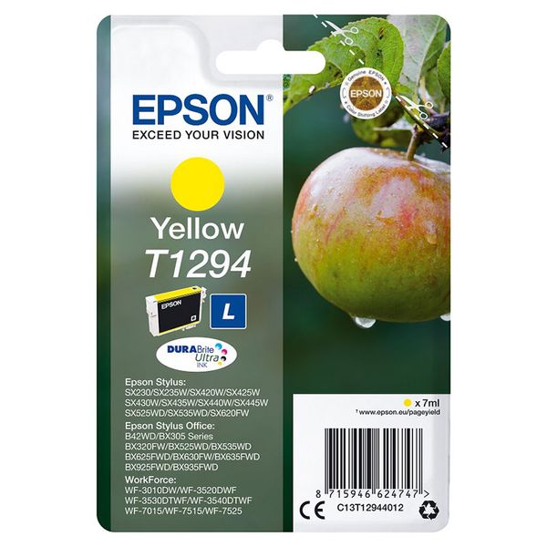 Epson T1294 Yellow (C13T12944012) Μελάνι InkJet