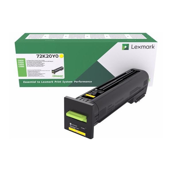 Lexmark 72K20Y0 Yellow Toner