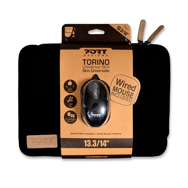 Port Port 10-12'' Sleeve & Mouse Τσάντα Laptop