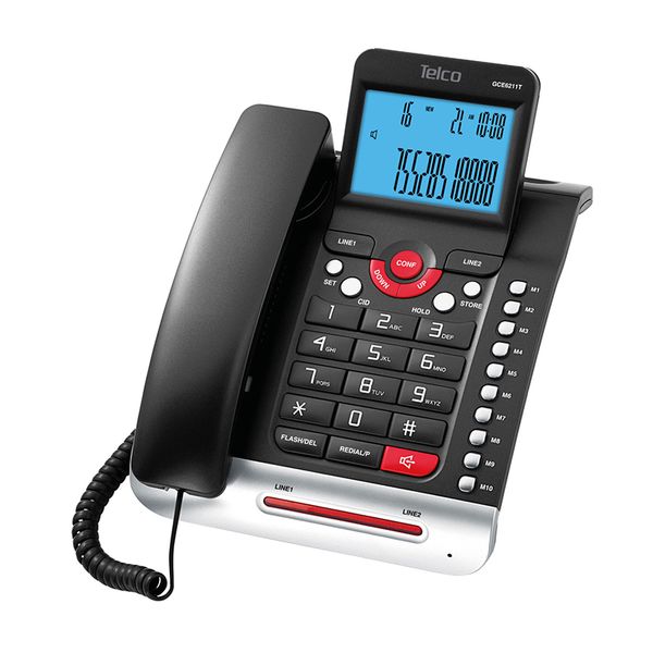 TELCO TELCO GCE6211T Black Τηλέφωνο
