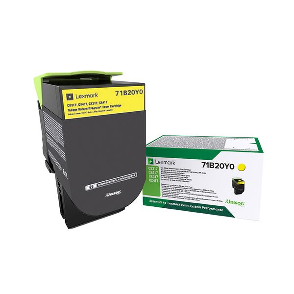 Lexmark 71B20Y0 Yellow Toner