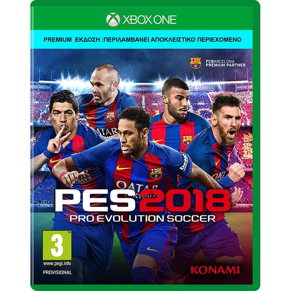 KONAMI Pro Evolution Soccer 2018 D1 GR Game Xbox One
