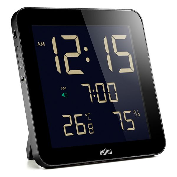 Braun BNC014BK Ψηφιακό Μαύρο Ρολόι Ξυπνητήρι