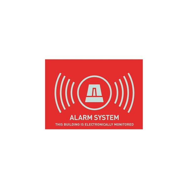 ABUS ABUS AU1315 Warning Sticker "Alarm" 74 x 52.5mm