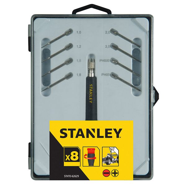 Stanley STHT0-62629 με 8 Μύτες Κατσαβίδι Ακριβείας