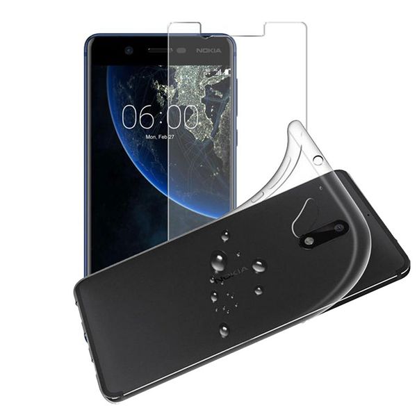 Senso Θήκη TPU Nokia 3 & Προστατευτικό Οθόνης Tempered Glass