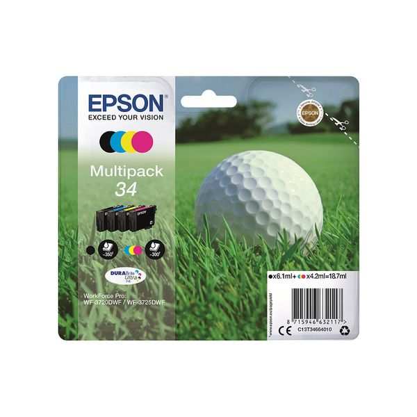 Epson Multipack 34 (BK-C-M-Y) Μελάνι InkJet