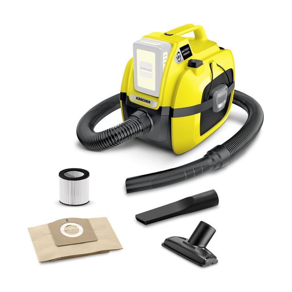 Karcher Karcher Wet & Dry WD 1 Compact Battery Solo Σκούπα Αναρρόφησης