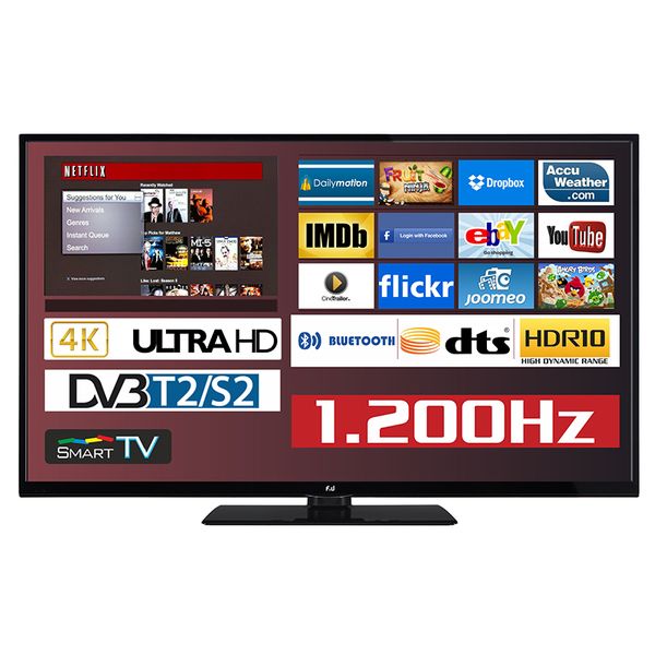 F&U F&U FL2D5504UH 55" Τηλεόραση Smart 4K TV