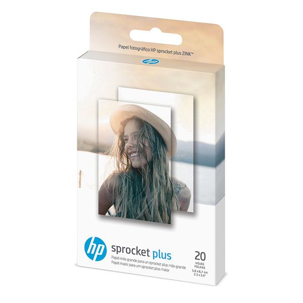 HP HP Sprocket Plus Sticky-backed 20 Sheet Photo Paper & Ink