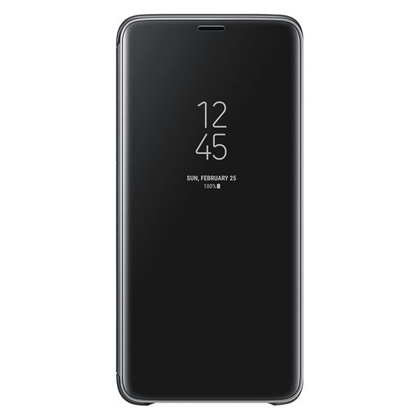 Samsung Clear View Stand Galaxy S9+ Black Θήκη Κινητού