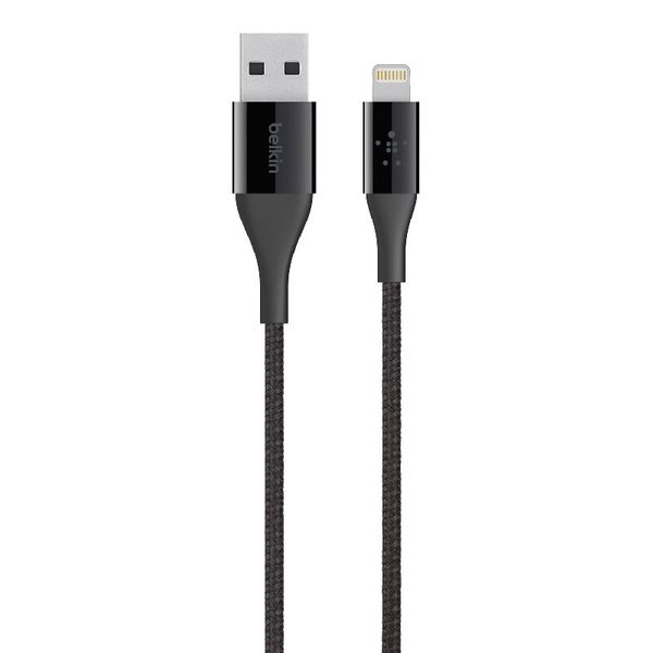 Belkin Belkin Lightning 2.4A 1.2m Premium Black Καλώδιο USB