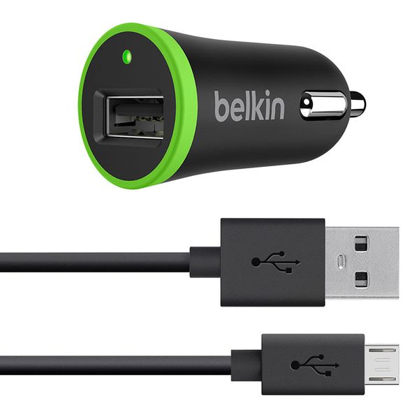 Belkin Belkin Φορτιστής Αυτοκινήτου Micro USB Black