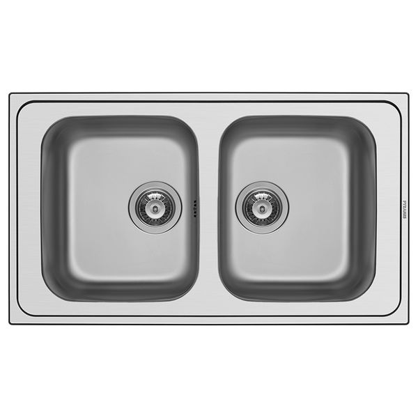 Pyramis Athena Extra 86Χ50 2Β Γυαλισμένος Νεροχύτης Κουζίνας