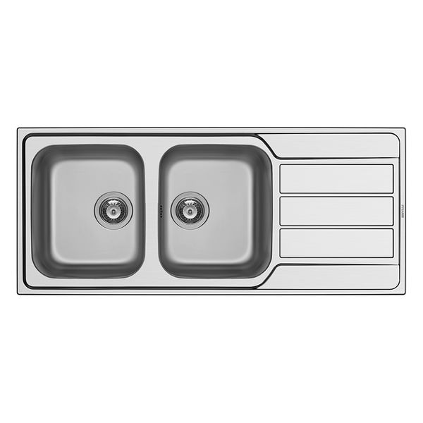 Pyramis Athena Extra 116X50 2Β 1D REV Γυαλισμένος Νεροχύτης Κουζίνας