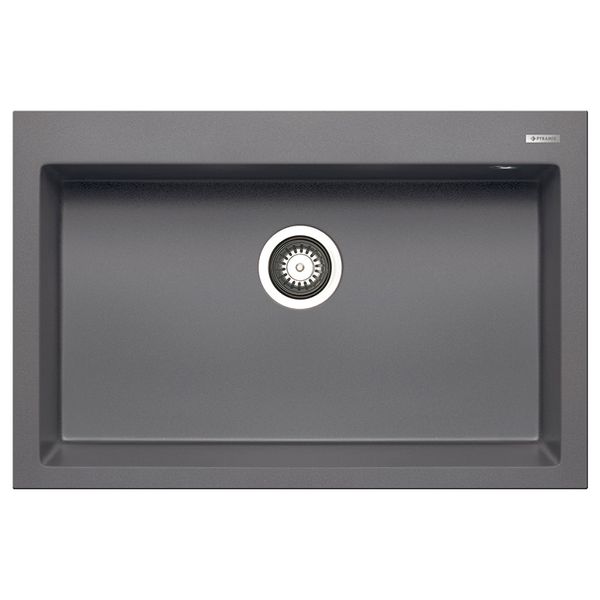 Pyramis Istros 76Χ50 1Β Iron Grey Νεροχύτης Κουζίνας
