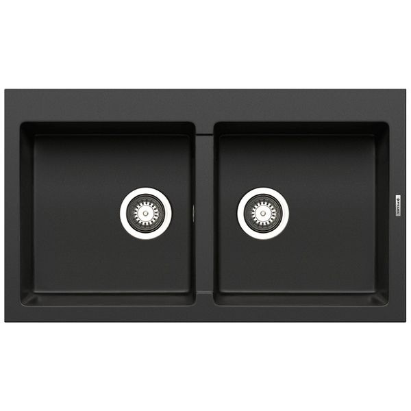 Pyramis Athlos 86Χ50 2Β Carbon Νεροχύτης Κουζίνας