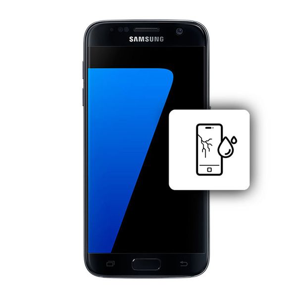 Αλλαγή Οθόνης Samsung Galaxy S7 Black με Αδιαβροχοποίηση